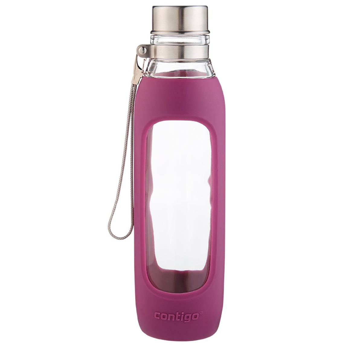 Download Contigo 20 oz Purity Glass Water Bottle - Radiant Orchid ... Yellowimages Mockups