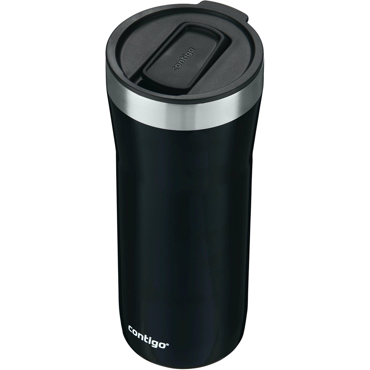 Contigo Streeterville Stainless Steel Mug with Splash-Proof Lid and Handle  Black, 14 fl oz. 