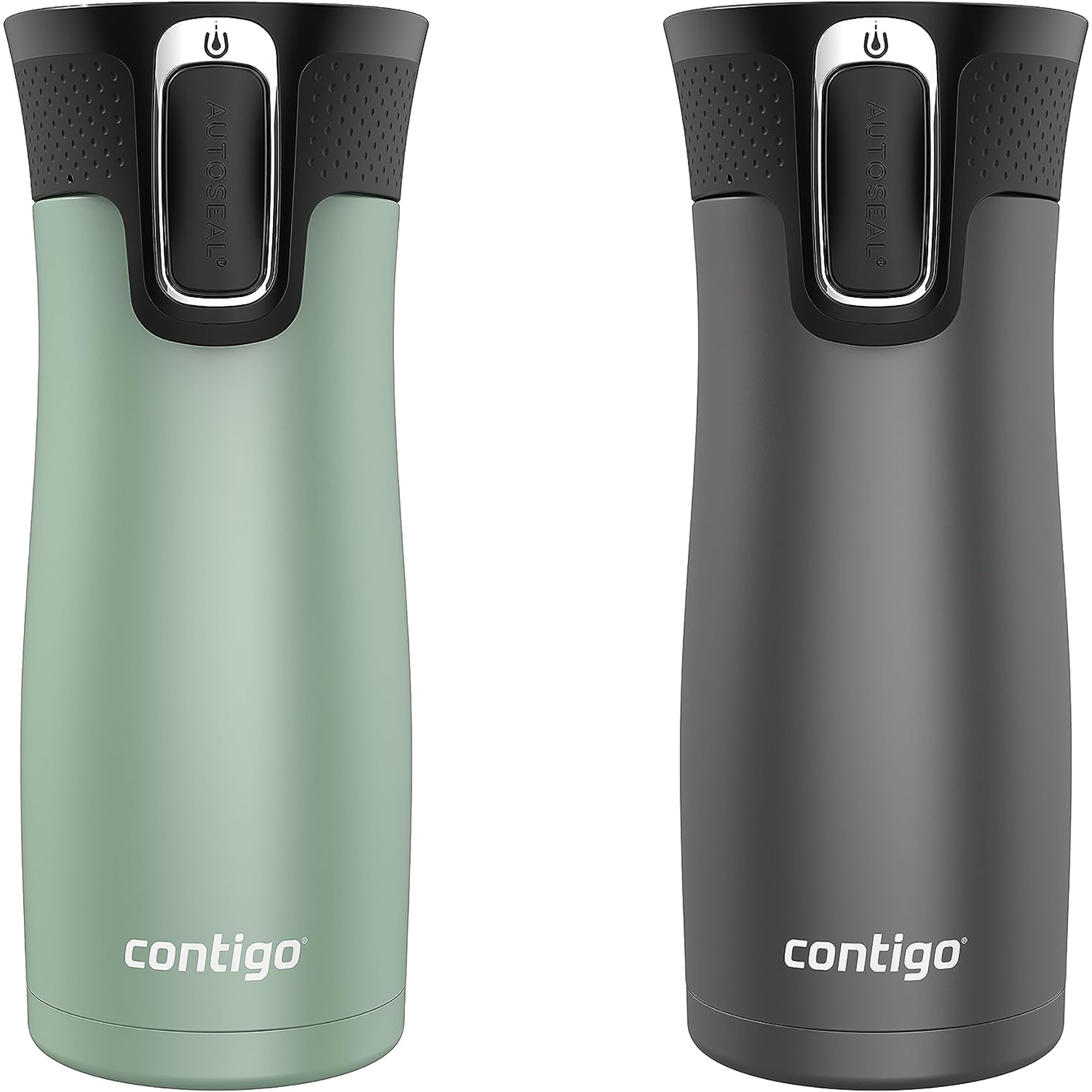 Mug Isotherme Contigo West Loop - Technologie AUTOSEAL Anti-fuites, Maintient Chaud 5h Et Froid 12h, Sans BPA