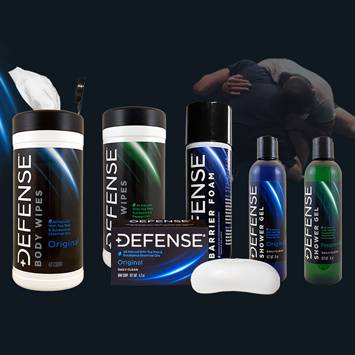 Defense Soap 4 oz. Antimicrobial Therapeutic Body Bar Soap Natural