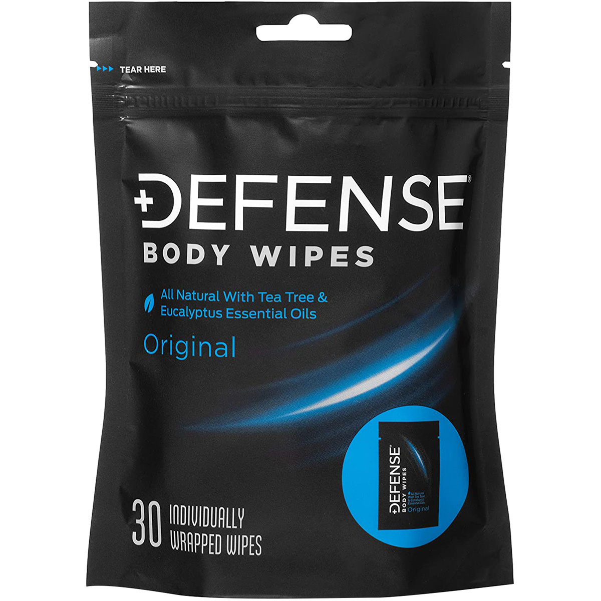 Defense Soap Original Body Wipes 30 Wipes
