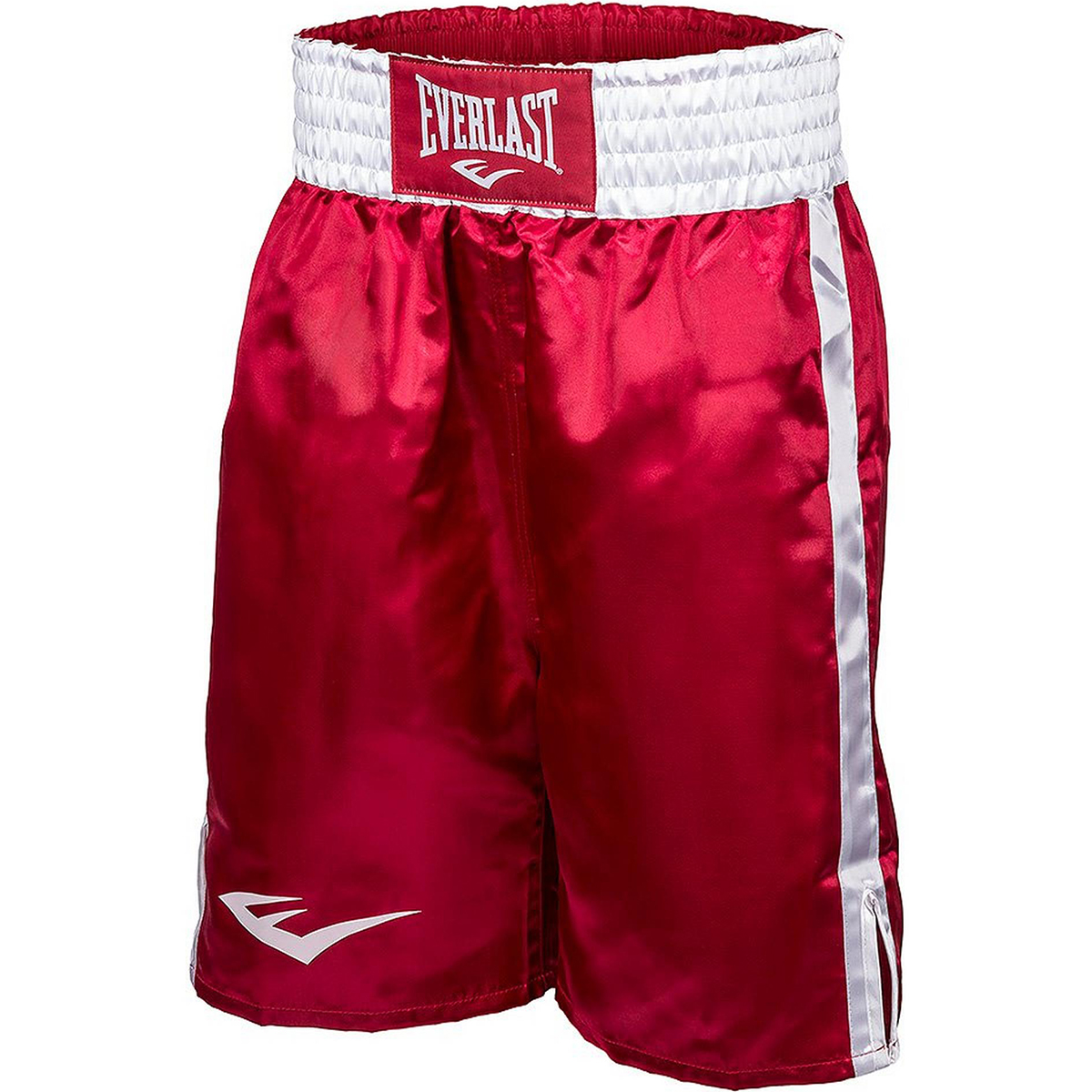 Everlast Standard Bottom of Knee Boxing Trunks Red/White eBay