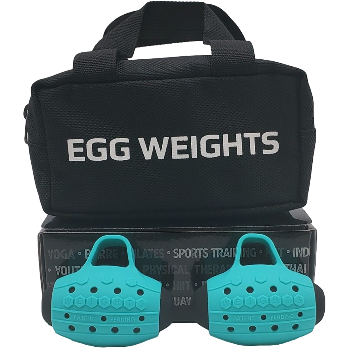 Egg Weights Cardio 2.0 lb Set with Case, Weighted Shadow Boxing Gloves