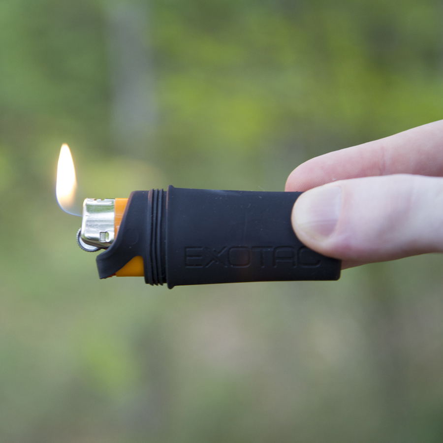 Exotac fireSLEEVE Ruggedized Waterproof Lighter Case with Lighter