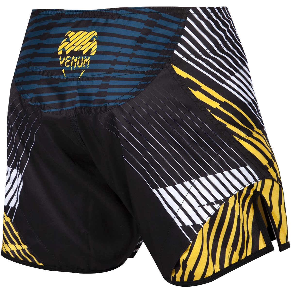 Venum Plasma Mid-Thigh MMA Fight Shorts Black//Yellow
