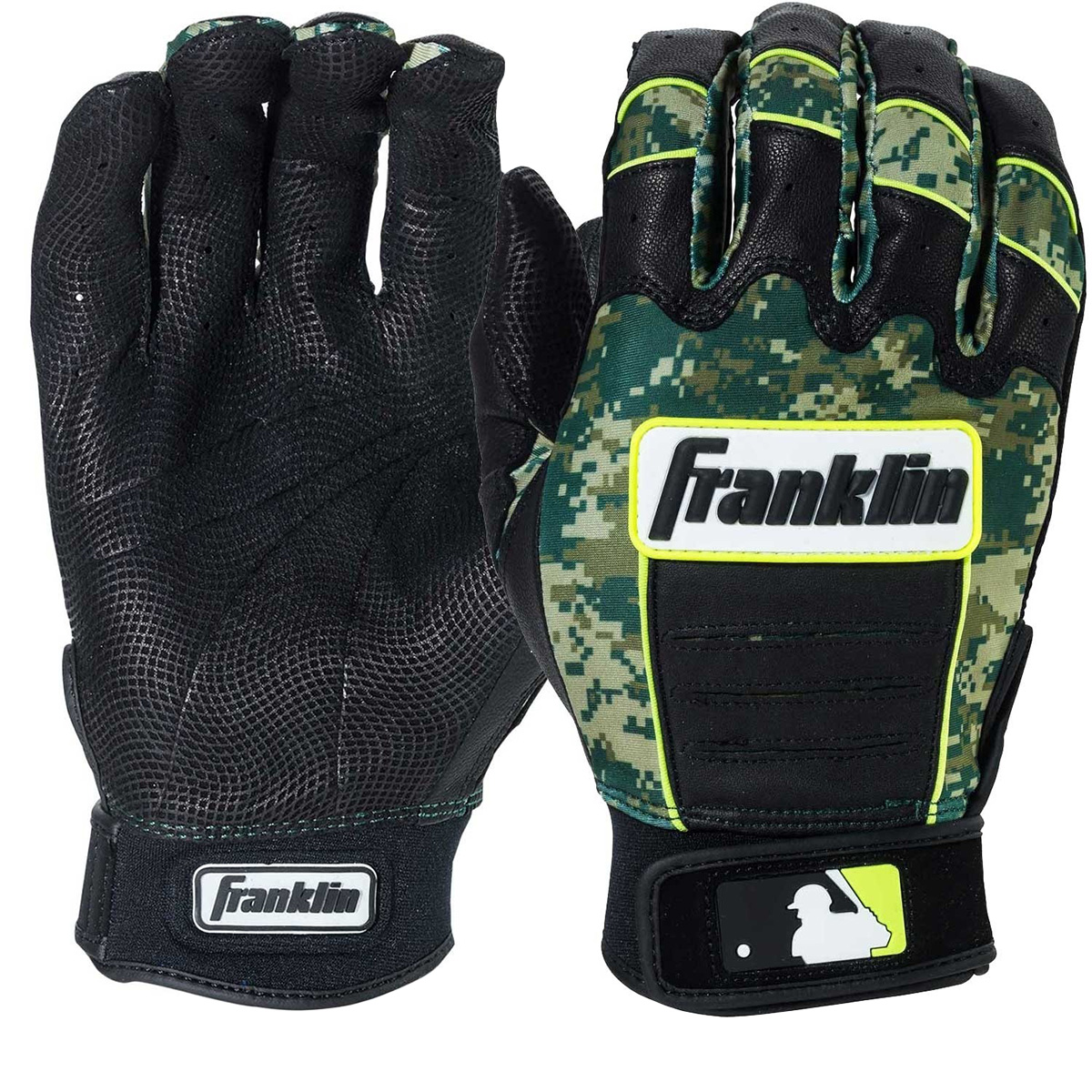 black and yellow batting gloves