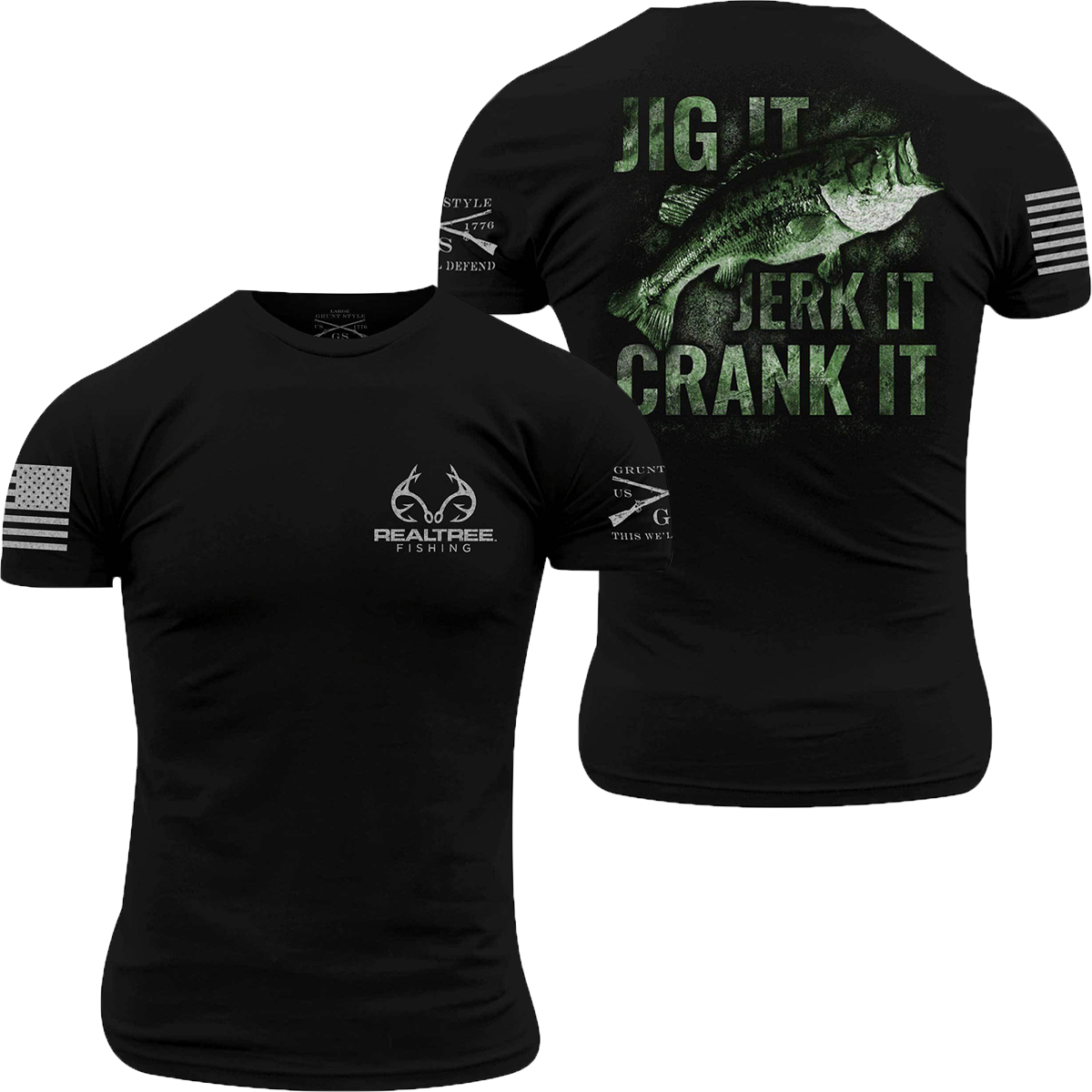 Grunt Style Realtree Fishing Jig It, Jerk It, Crank It T