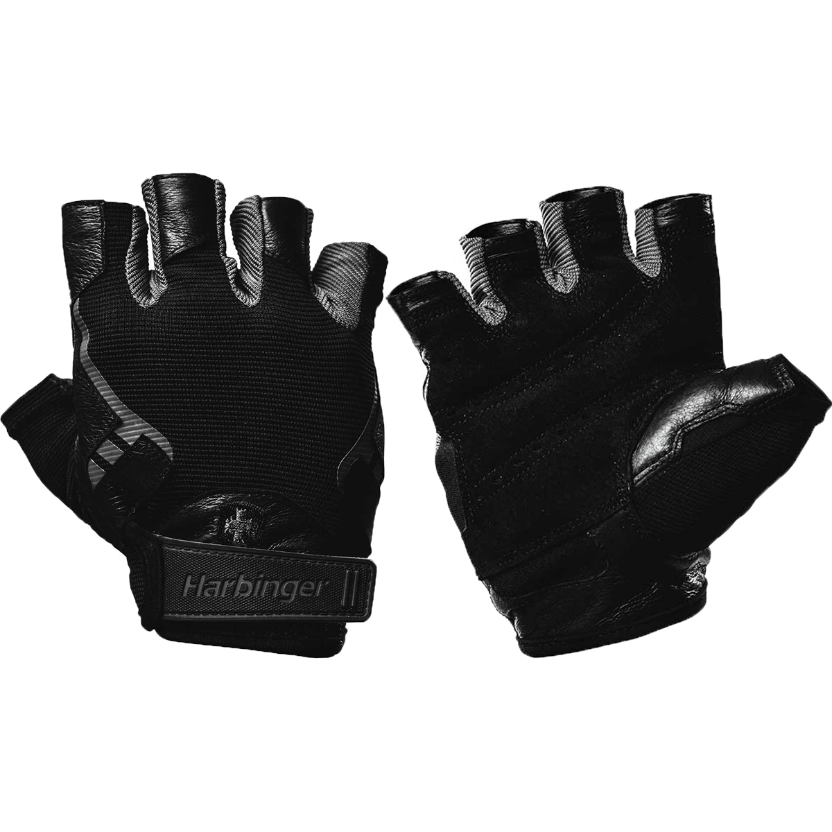 Harbinger 143 Ventilated Pro Weight Lifting Gloves Black/Gray eBay