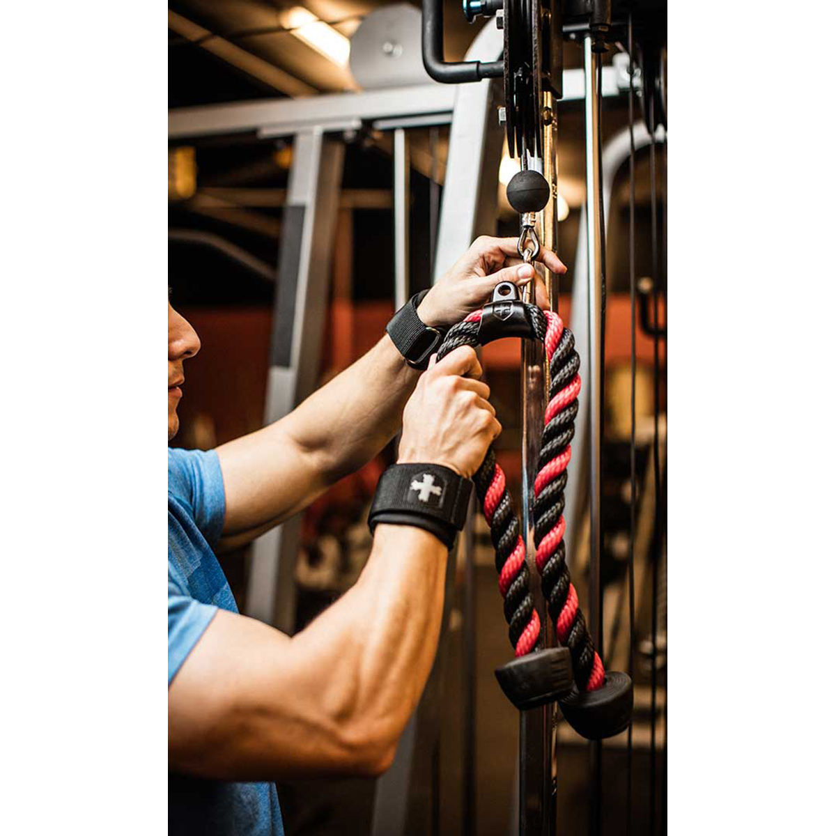 Harbinger 36" Tricep Rope Weight Lifting Cable Attachment eBay