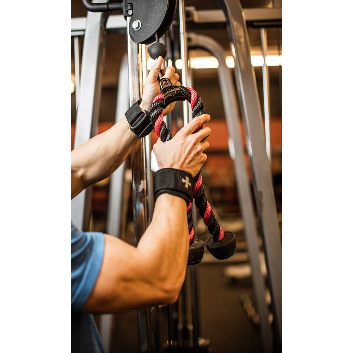 Harbinger 36" Tricep Rope Weight Lifting Cable Attachment eBay