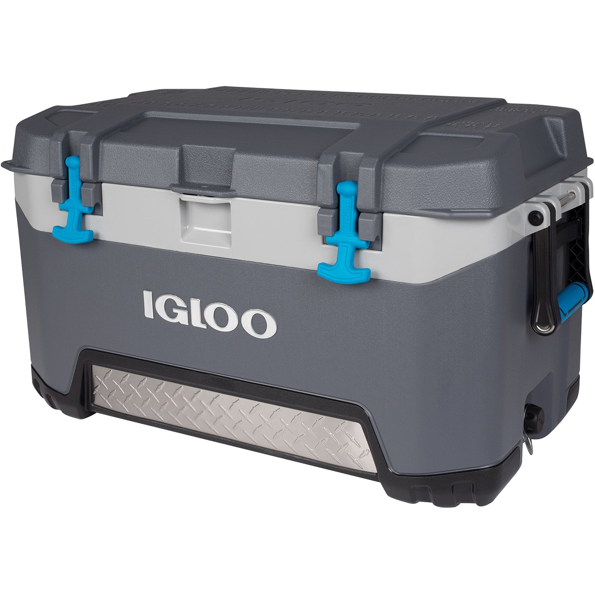 IGLOO BMX 72 qt. Hard Cooler Carbonite Gray/Carbonite Blue
