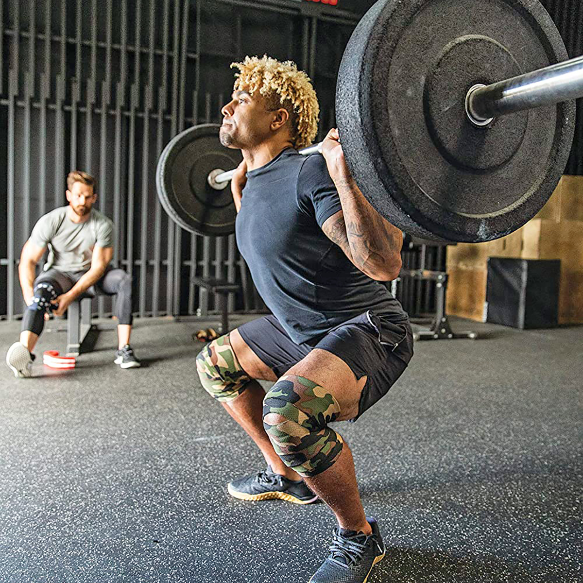 Harbinger 78" Red Line Weight Lifting Knee Wraps - Picture 11 of 15