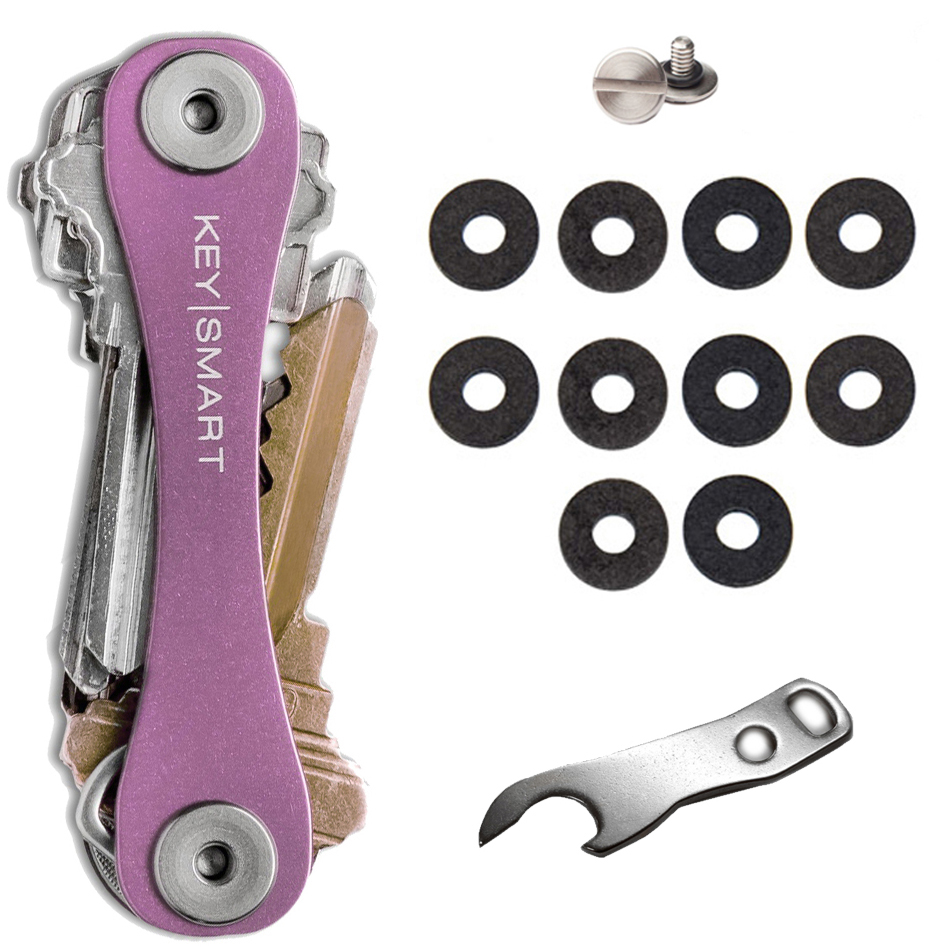 Keysmart 2.0 Premium Compact Key Holder with Bottle Opener and