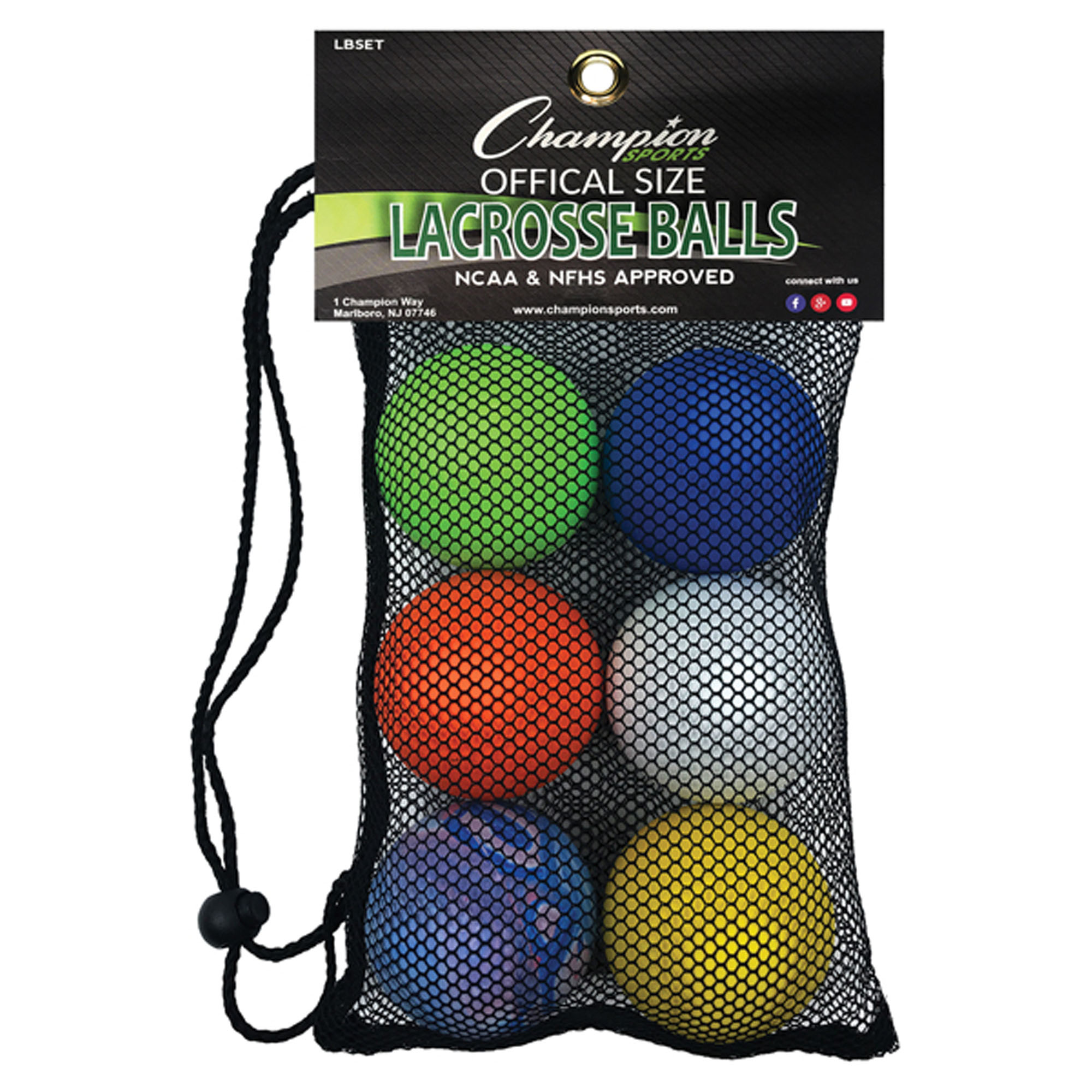 Champion Sports Lacrosse Ball Sets