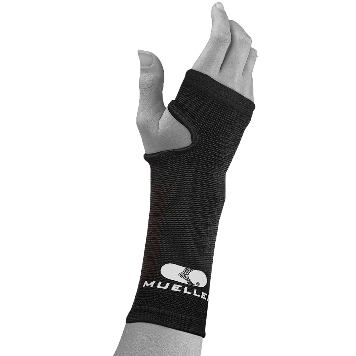 Mueller Elastic Wrist Support Brace Regular Black eBay