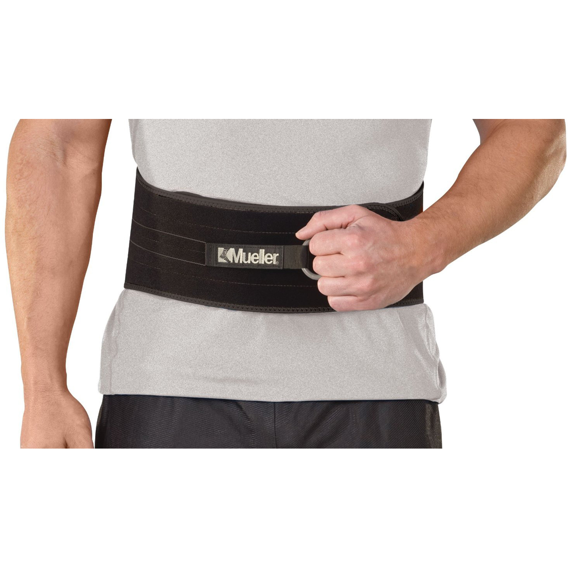 Mueller Adjustable Back and Abdominal Support Black eBay