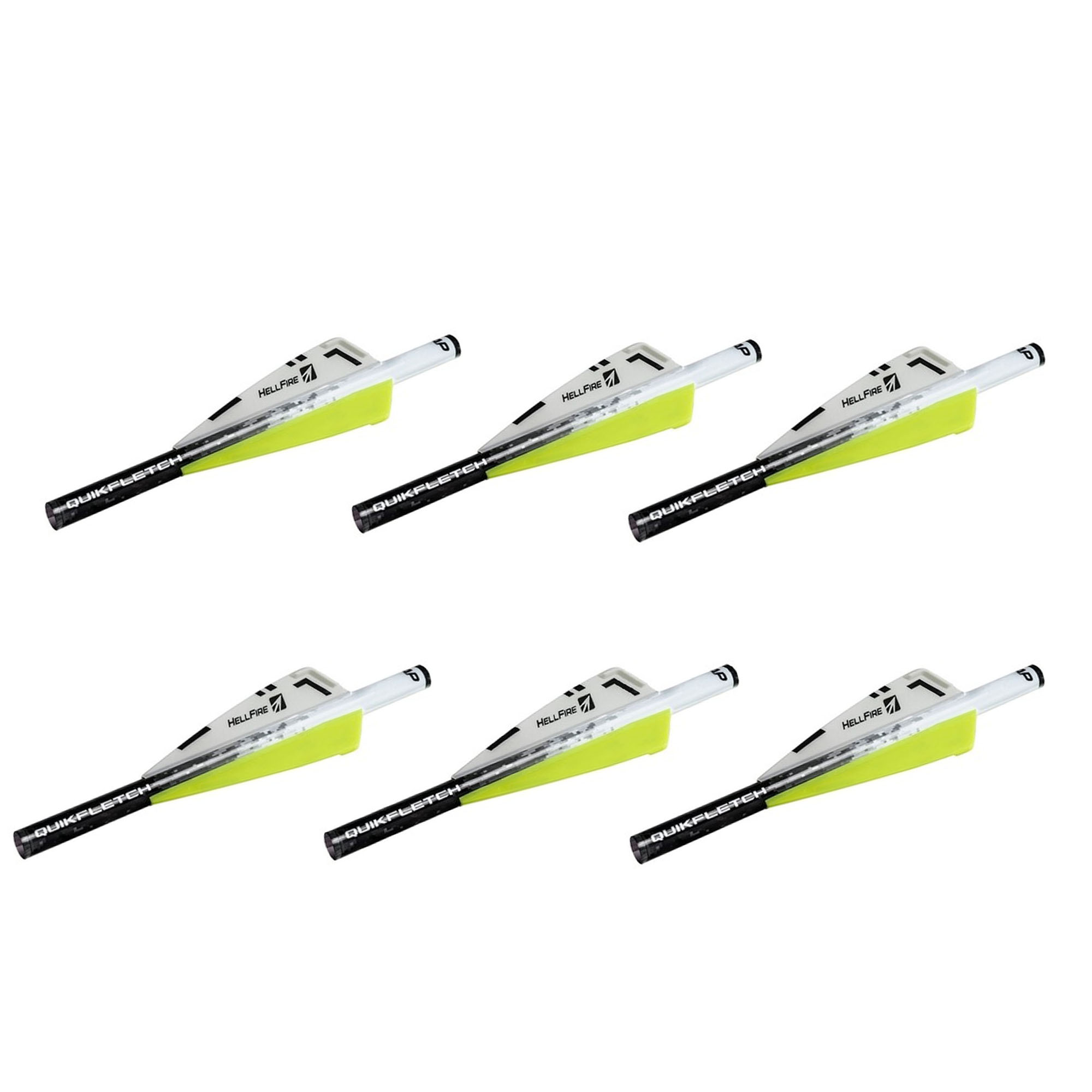 New Archery Products Quikfletch 3" Hellfire for Crossbow