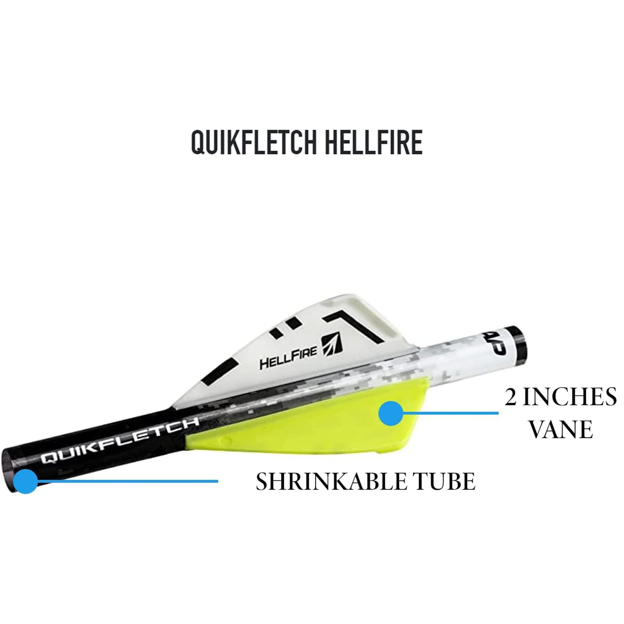 New Archery Products Quikfletch Hellfire 2"