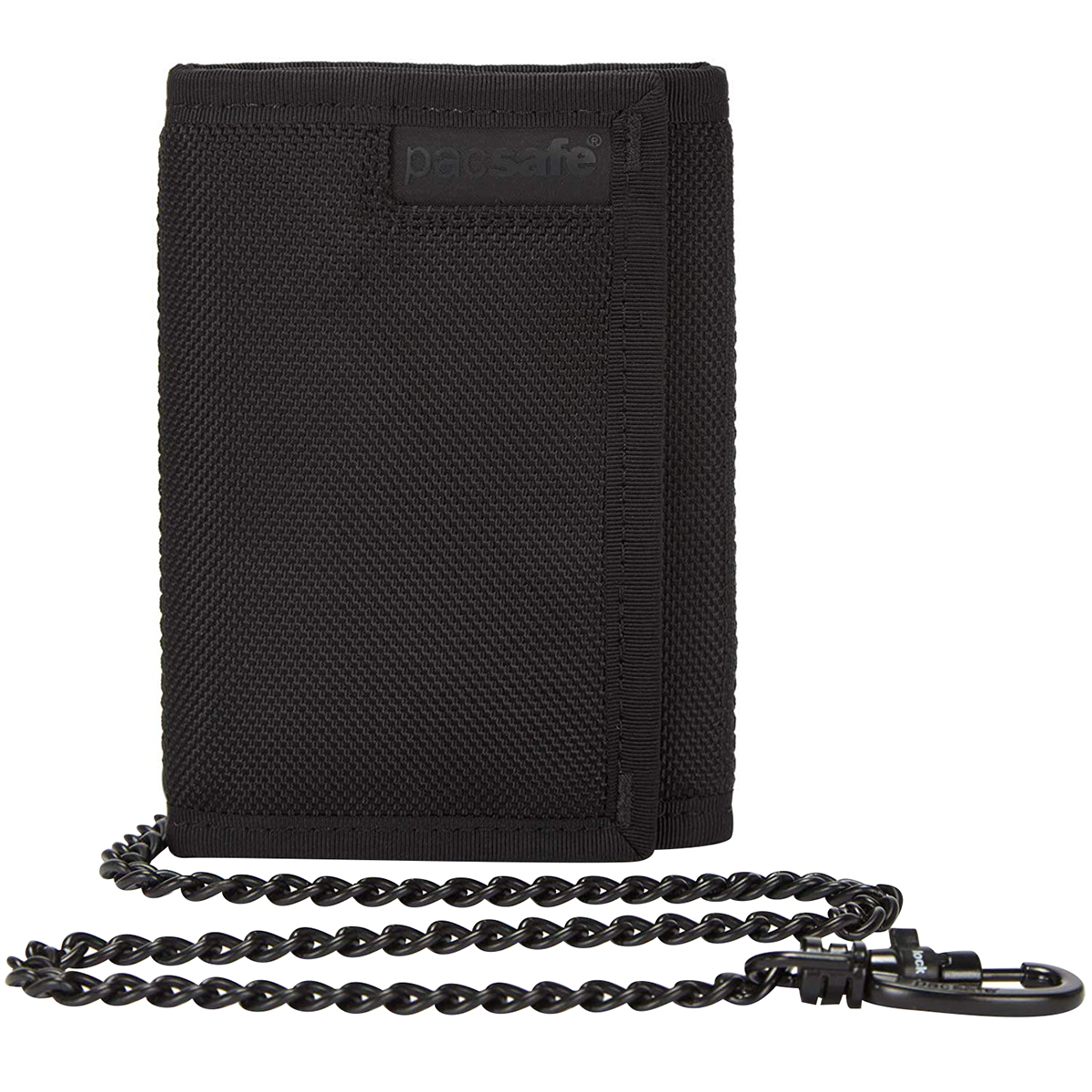 PacSafe RFIDsafe Z50 RFIDBlocking Trifold Wallet with Chain Black eBay