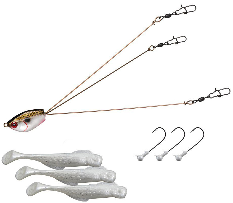 YUM Baits Yumbrella 3Wire Fishing Lure Kit 719339101899 eBay