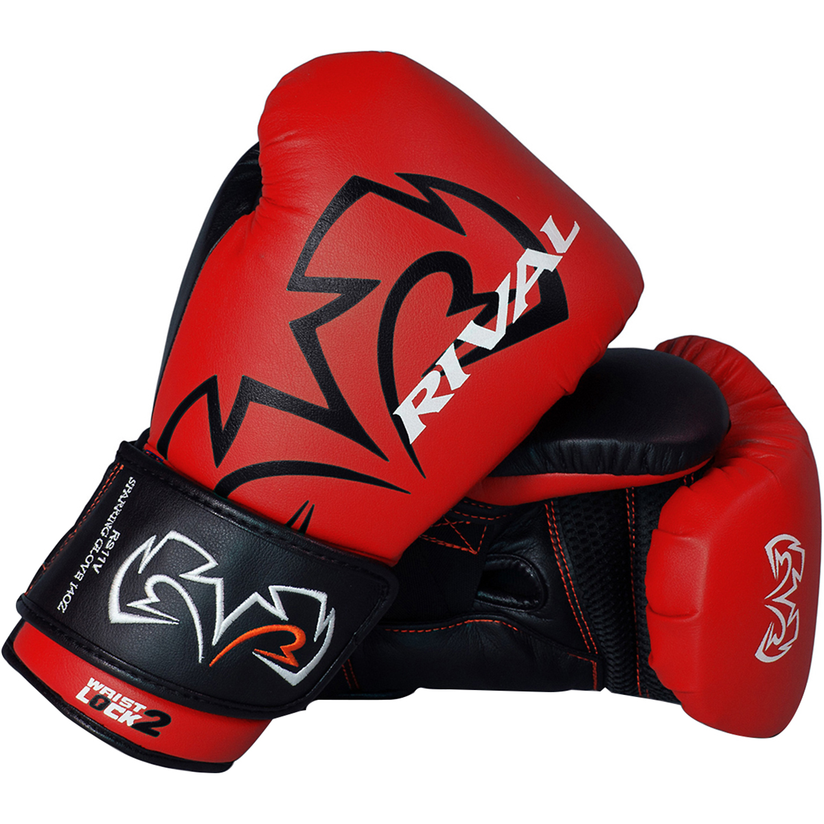 Rival Boxing Evolution Hook and Loop Sparring Gloves Red