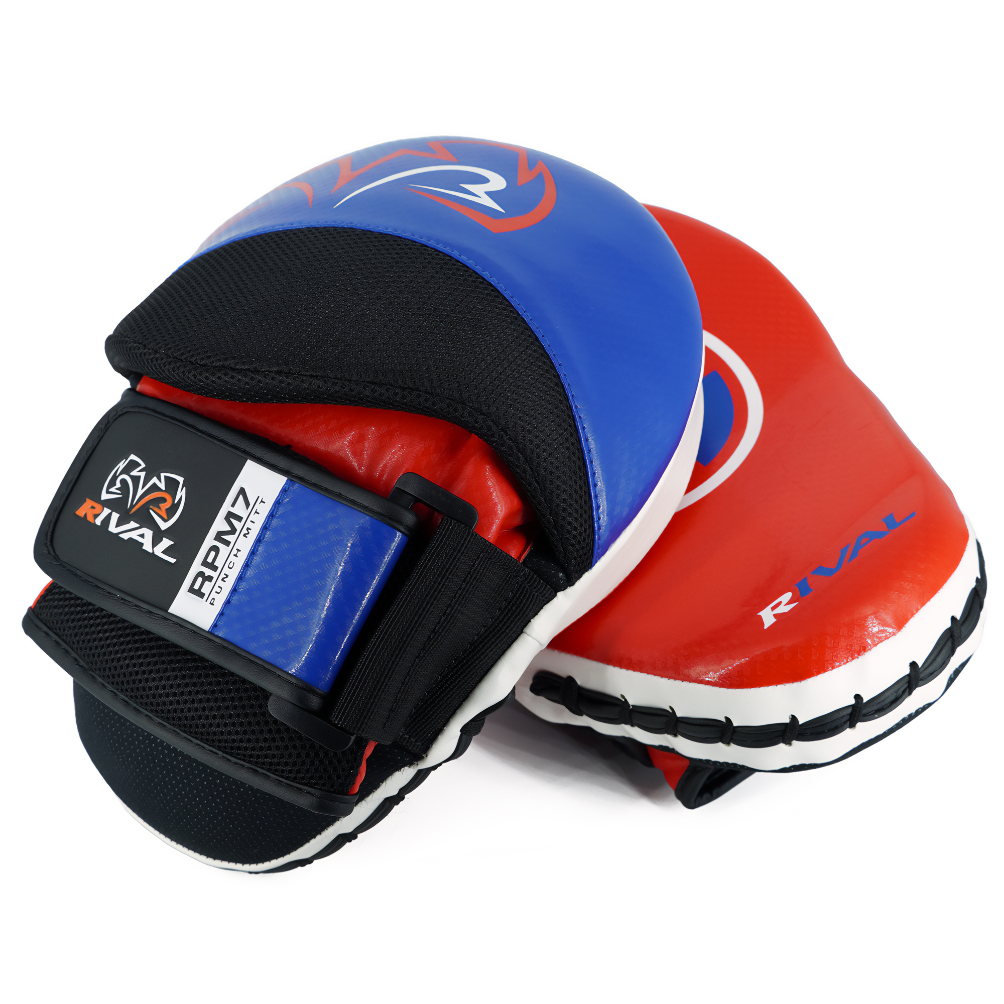 RIVAL Boxing RPM7 Fitness Plus Punch Mitts, Curved Surface, Hook and Loop Wrist - Picture 10 of 13