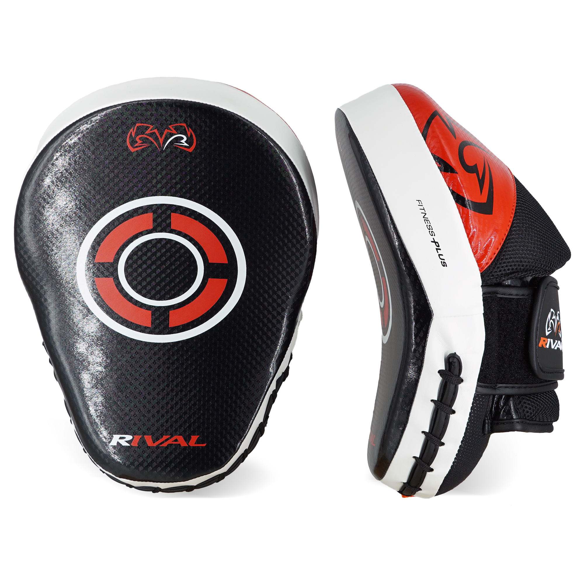 RIVAL Boxing RPM7 Fitness Plus Punch Mitts, Curved Surface, Hook and Loop Wrist - Picture 6 of 13