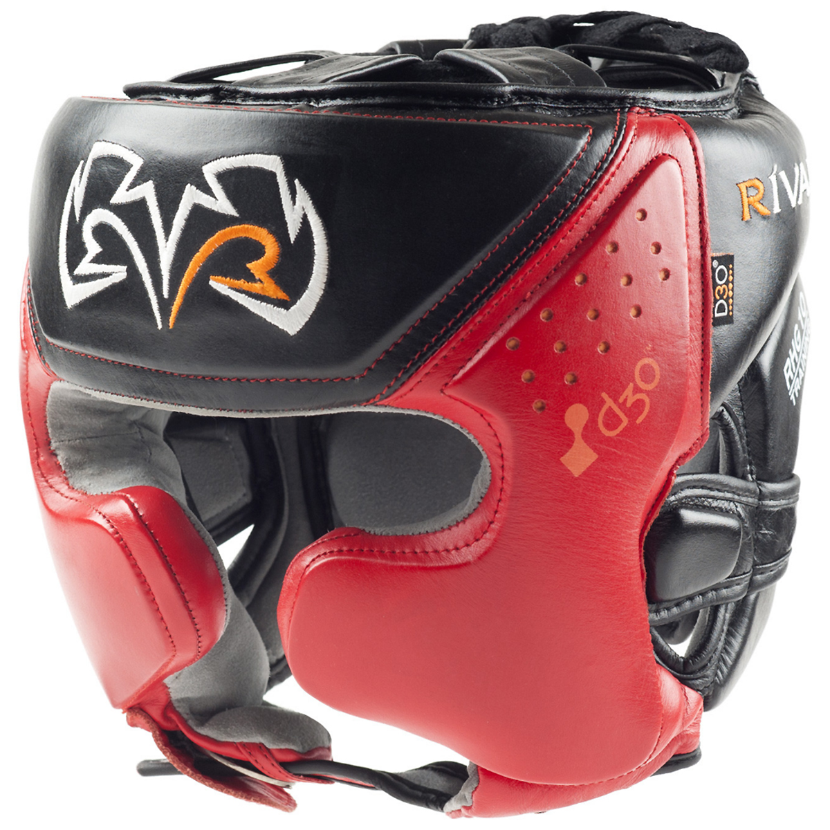 Rival Boxing RHG20 Pro MMA Sparring Training Headgear Head Gear Black//Red