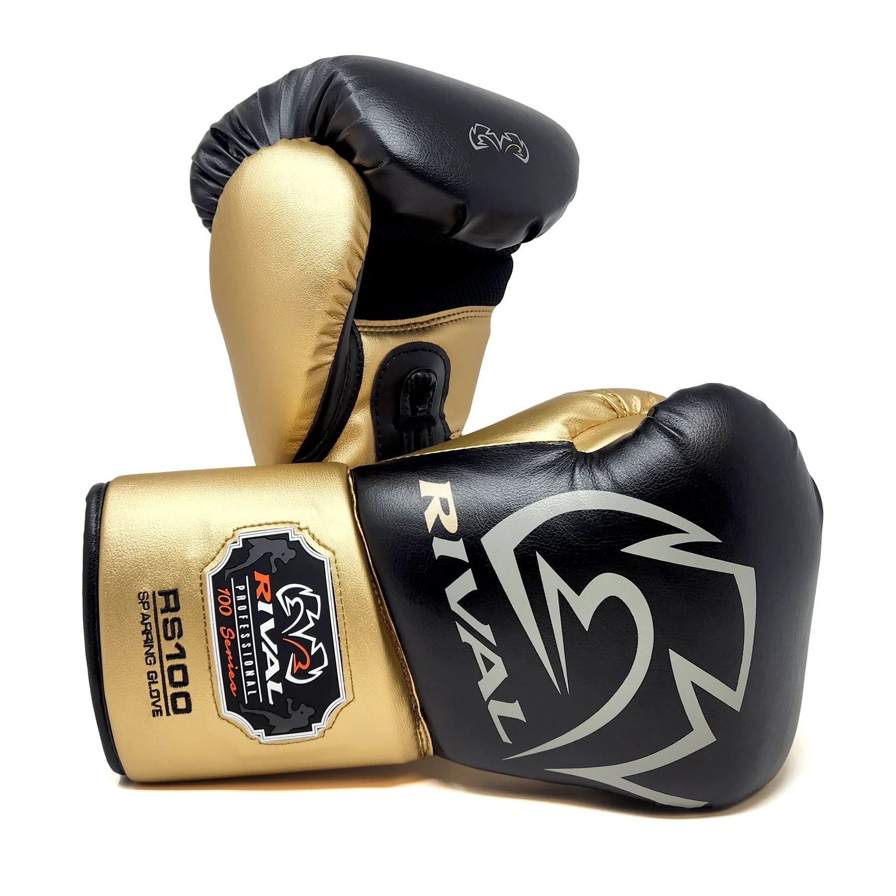 RIVAL Boxing RS100 Pro Lace-Up Sparring Gloves, Ergonomic True Fist Construction - Picture 7 of 19