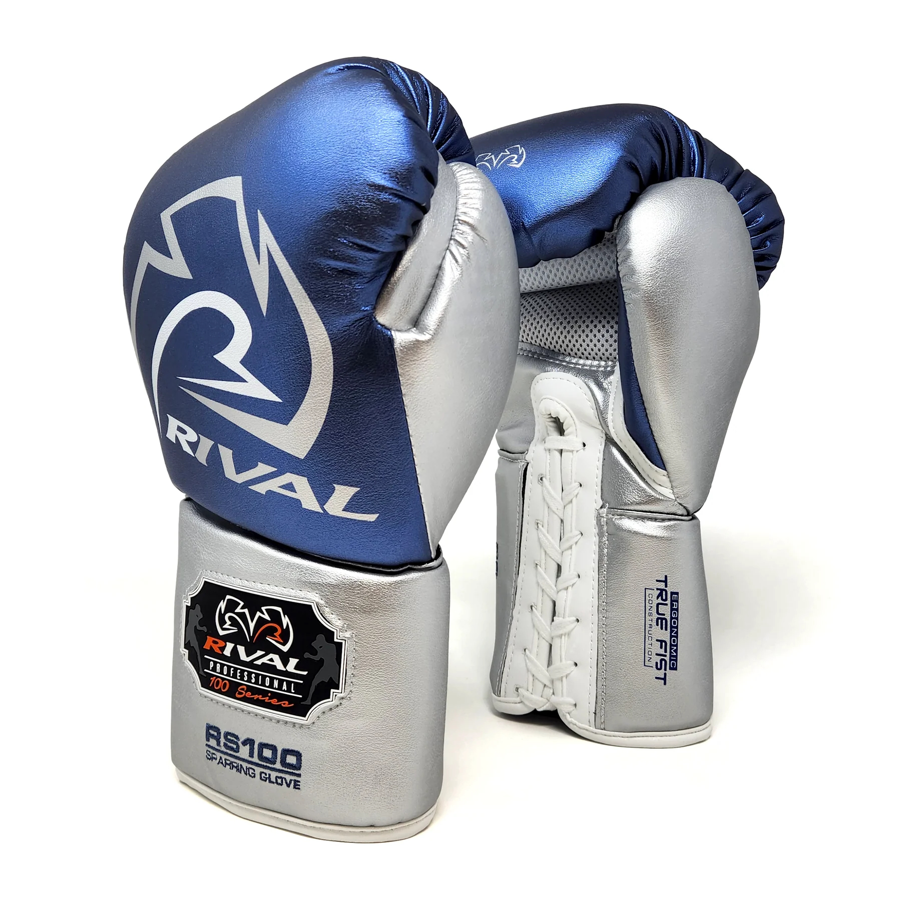 RIVAL Boxing RS100 Pro Lace-Up Sparring Gloves, Ergonomic True Fist Construction - Picture 10 of 19