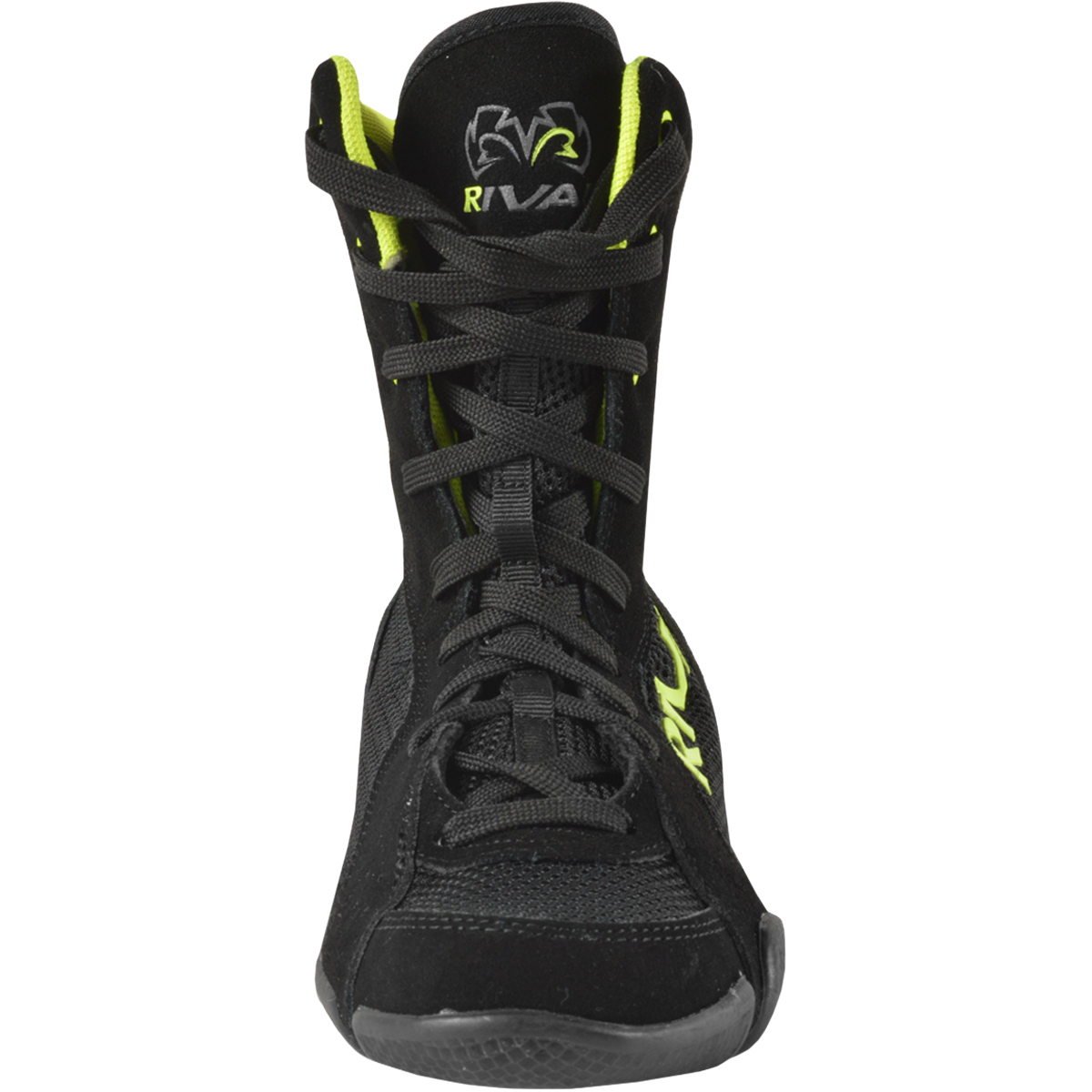 Black//Lime Green Rival Boxing Hi-Top Mesh Paneled RSX-ONE V2 Boots