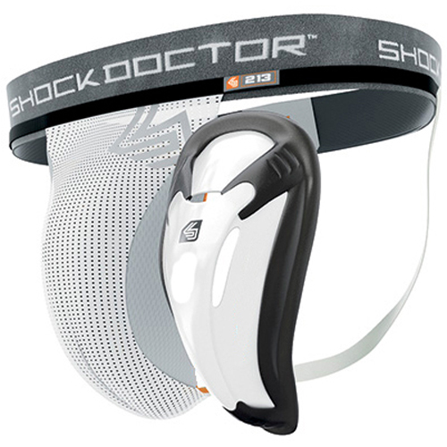 Shock Doctor Core Athletic Supporter with Bio-Flex Cup - White - Picture 17 of 18