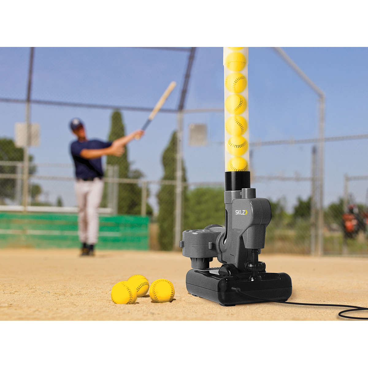 SKLZ Lightning Bolt Pro Automatic Pitching Machine Black/Gray eBay