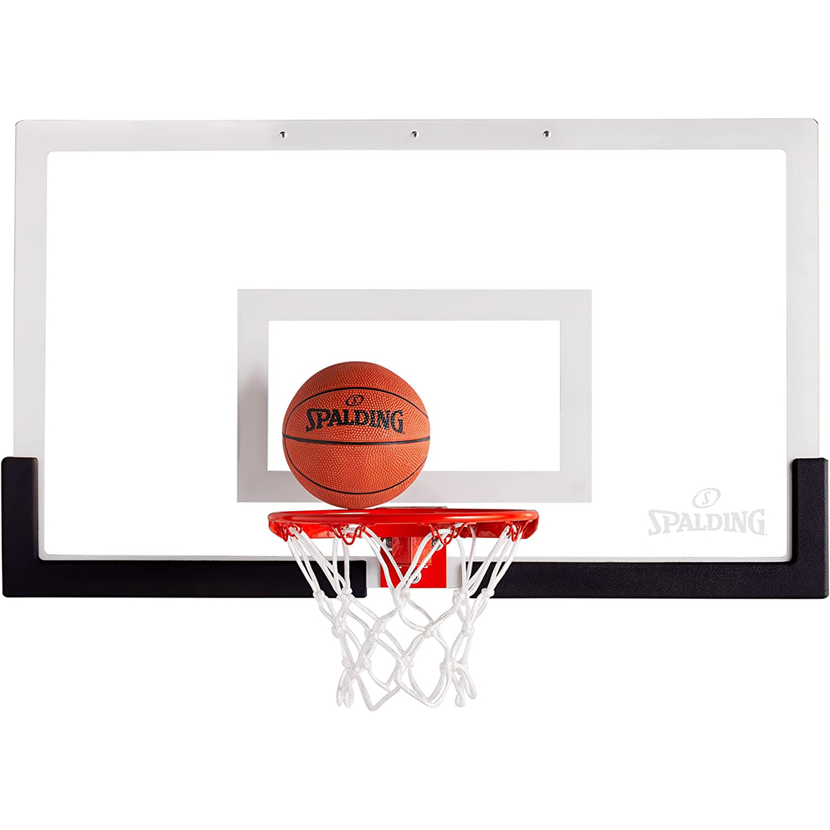 Spalding 180 Breakaway Over-The-Door Mini Basketball Hoop | eBay