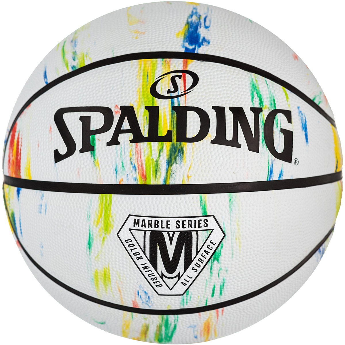 Spalding Marble Series Multicolor Outdoor Basketball - Picture 9 of 13