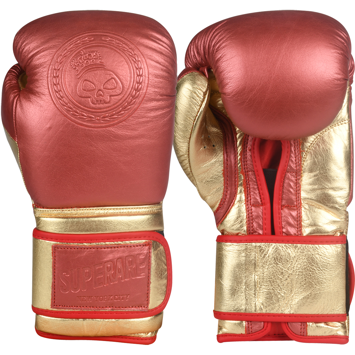 Brown Superare OG Lace Up Training Boxing Gloves