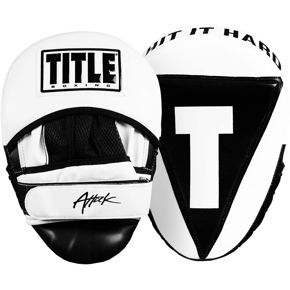 Title Boxing Attack BigT Training Punch Mitts 2.0 White/Black eBay