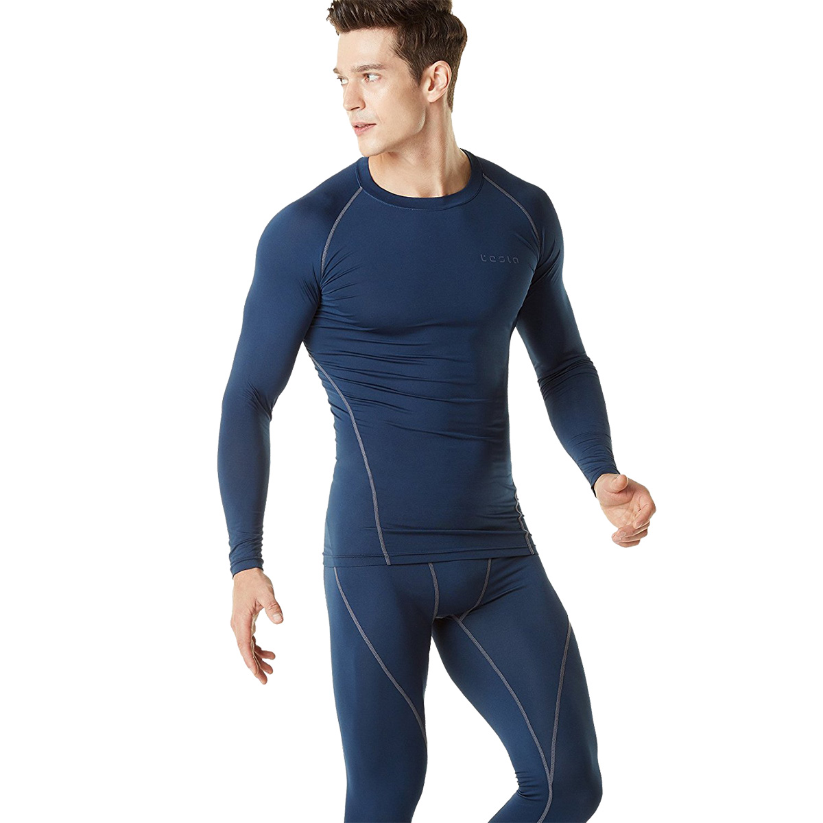 TSLA Tesla MUD01 Cool Dry Long Sleeve Compression Shirt eBay