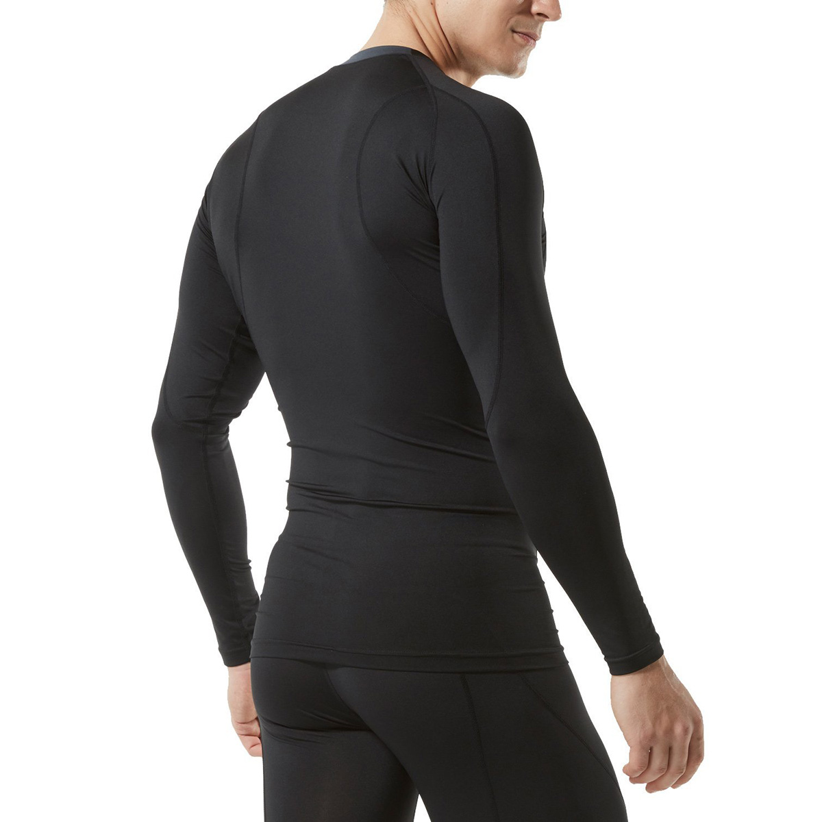 Black Compression Shirt Men Long Sleeve Men's Superhero