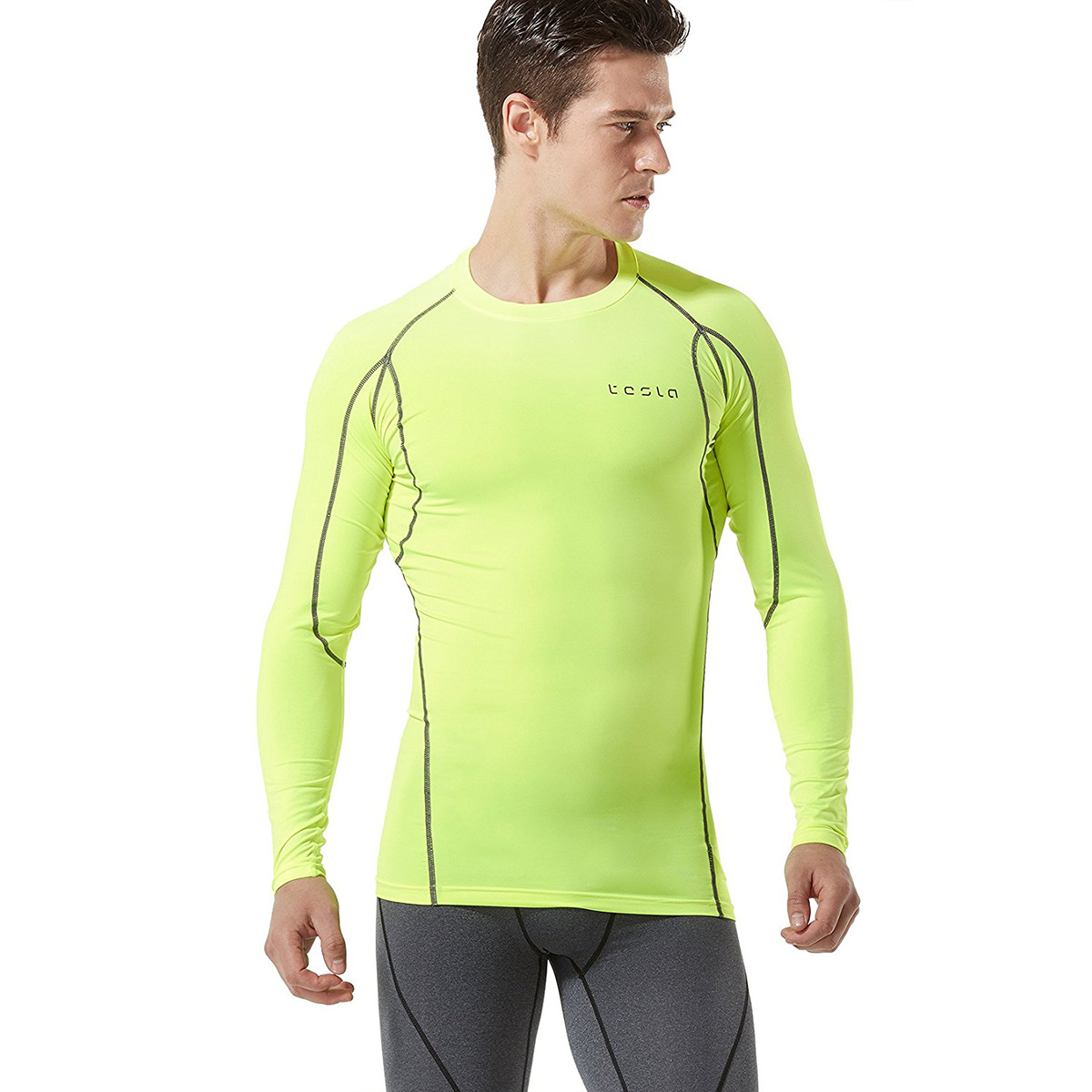 TSLA Tesla MUD11 Baselayer Cool Dry Long Sleeve Compression Shirt eBay