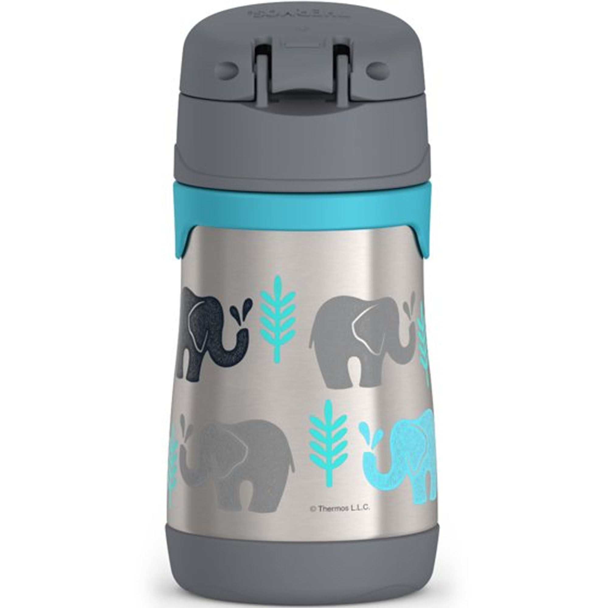 Thermo Kids 10 oz. Foogo Vaccum Insulated Stainless Steel Straw Bottle