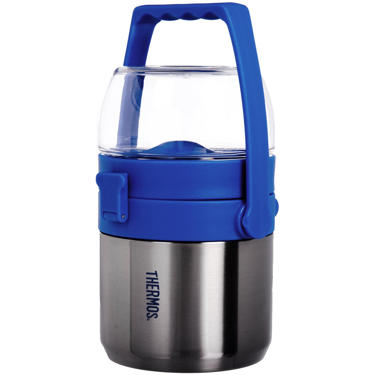 Thermos 18 oz. Insulated Stainless Steel Dual Compartment Food Jar Smoke Blue 41205701293 eBay