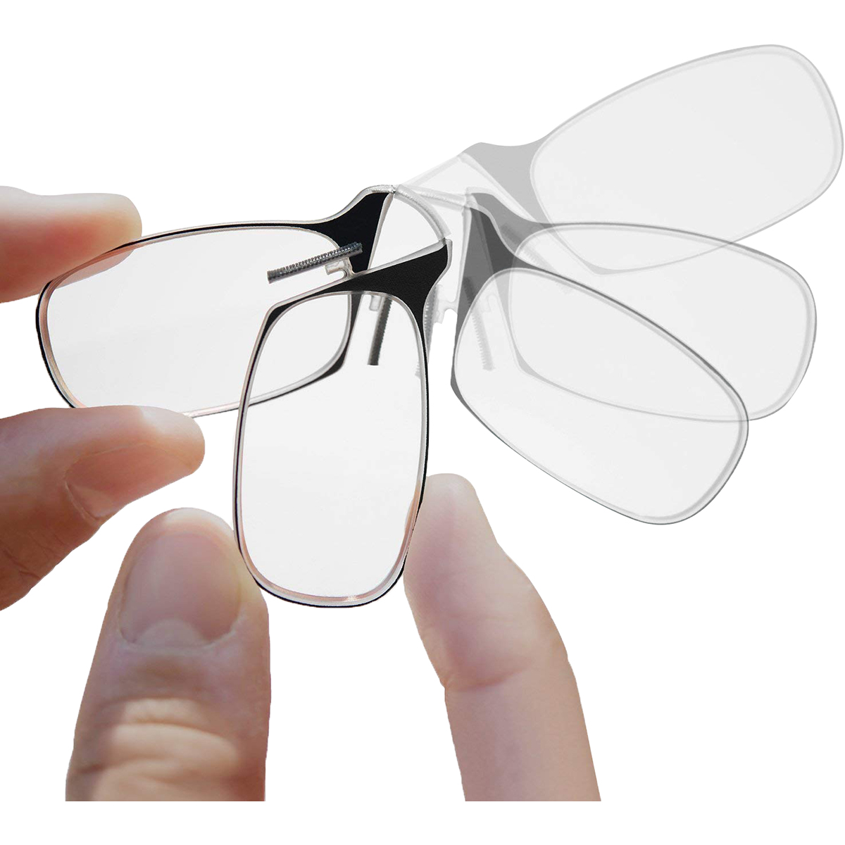 ThinOptics Secure Fit Armless Ultralight Reading Glasses with Universal