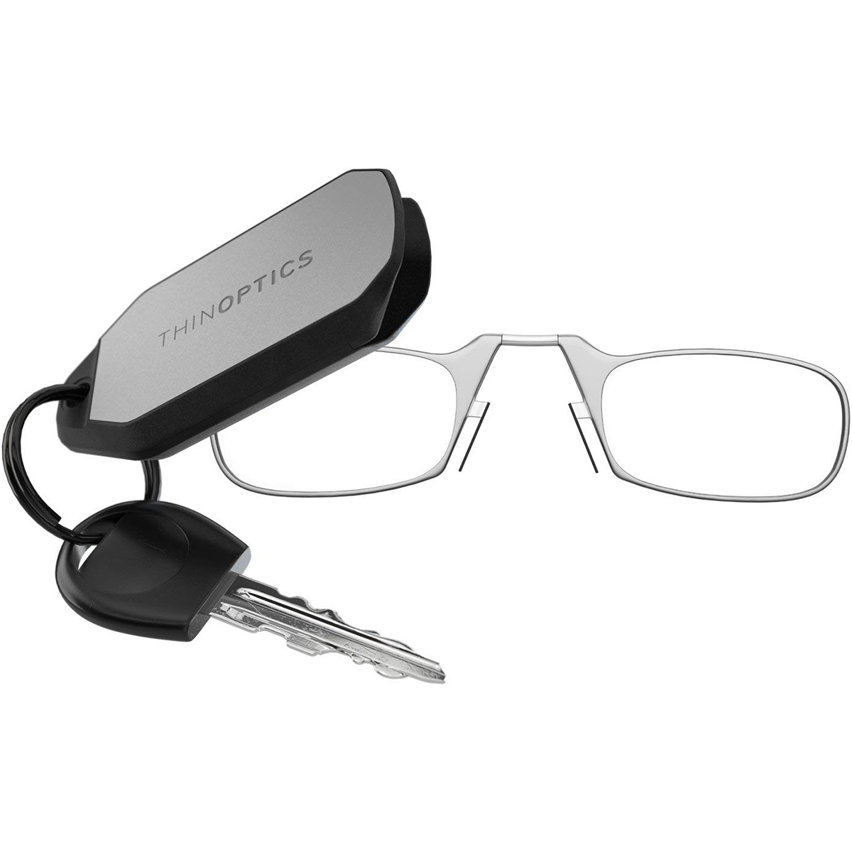 ThinOptics Secure Fit Armless Ultralight Reading Glasses with Keychain Case eBay
