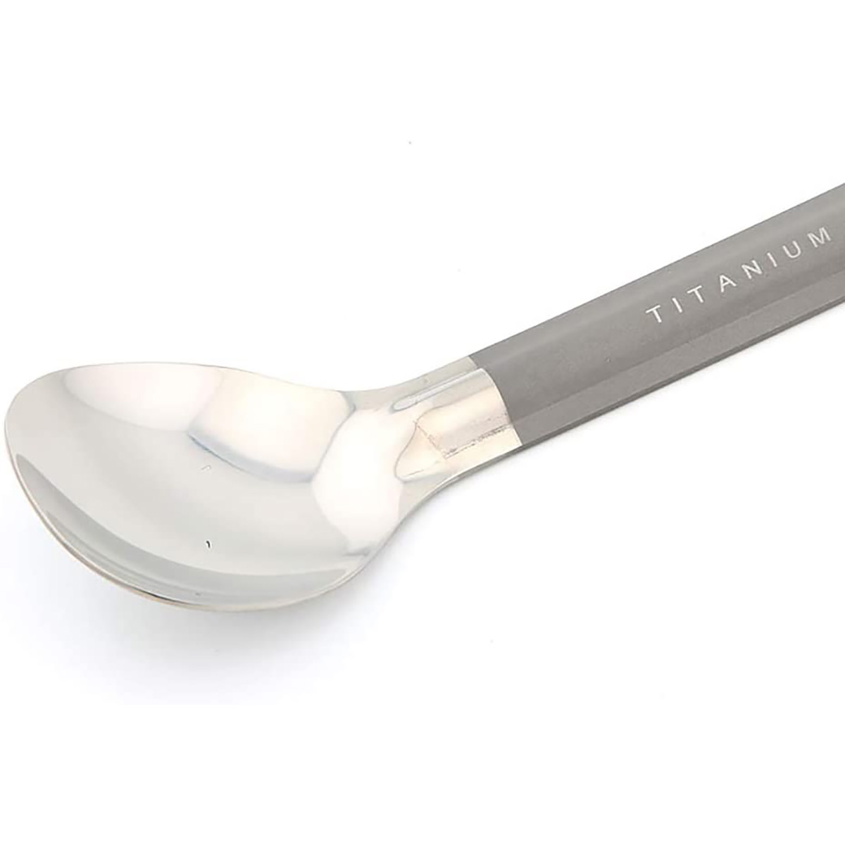 TOAKS Titanium Long Handled Spoon with Polished Bowl SLV11 Outdoor