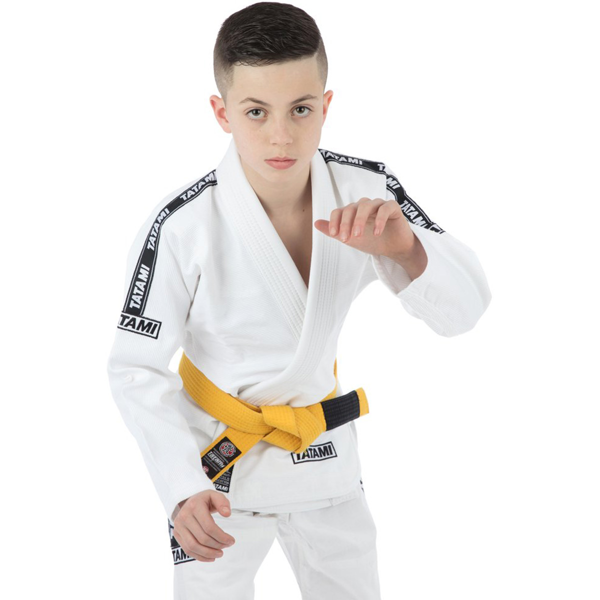 Tatami Fightwear Kid/'s Roots BJJ Gi White