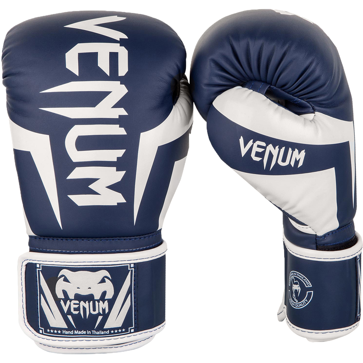 Venum Elite Skintex Leather Hook and Loop Training Boxing Gloves