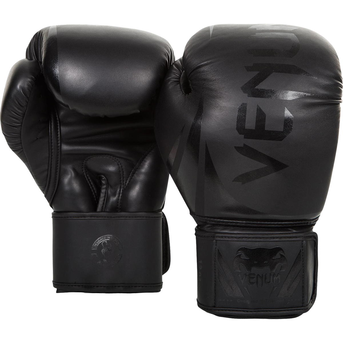 Venum Challenger 2.0 Hook and Loop Boxing Gloves - Black/Black | eBay