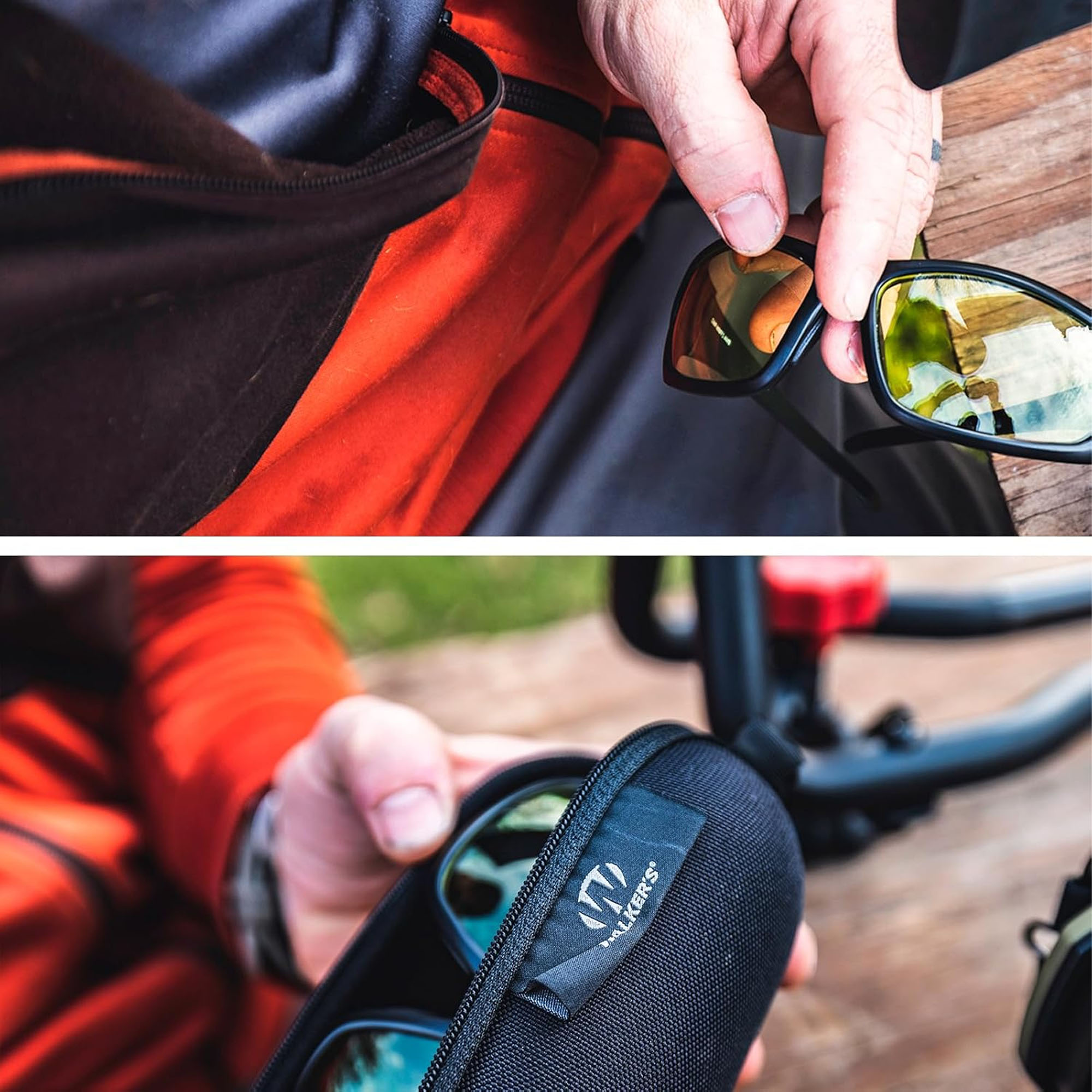 Walker's Forge Full Frame Shooting Glasses w/Case