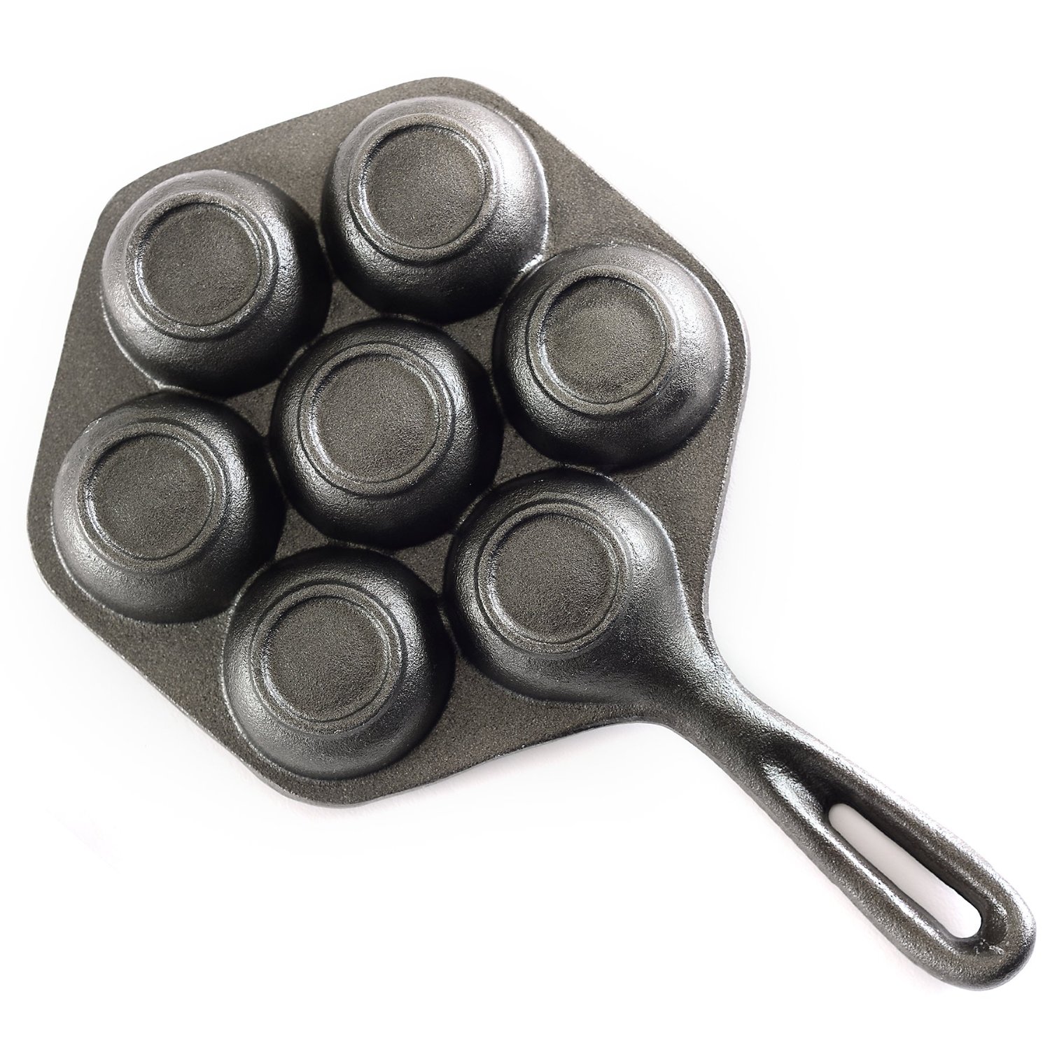 Norpro Cast Iron Danish Aebleskiver Pan Pancake Puffs 11.5 Inches